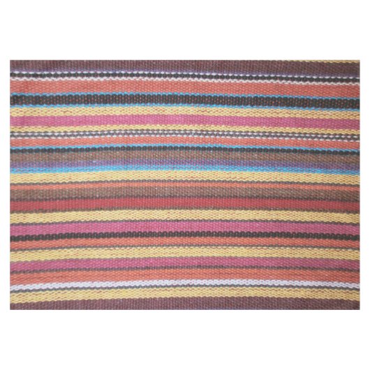 生地ストライプのパターンI +あなたのアイディア テーブルクロス (正面(横))