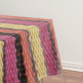 生地ストライプのパターンI +あなたのアイディア テーブルクロス (インサイチュ)