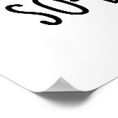 生地再ミキュート生地おもしろいパン ポスター (角)