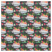 生地黒いEM変換可能なCorvair ファブリック (見本)