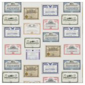 生地-ウォールストリートの市場の証明書 ファブリック (クローズアップ)