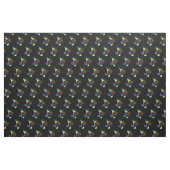 生地-ガラス半分入ったのカクテルのユーモア ファブリック (ヤード)