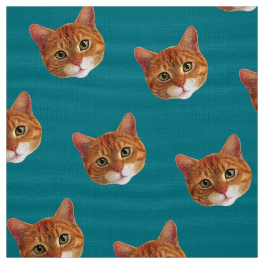 生地: ショウガ猫 ファブリック (見本)