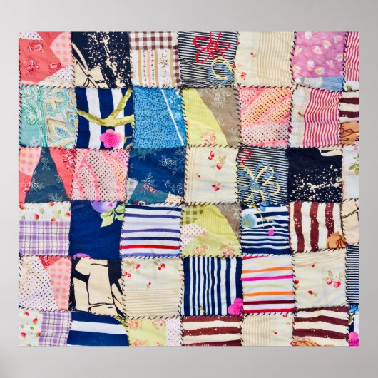 生地:ユニークバンコク手作り毛布 ポスター (正面)