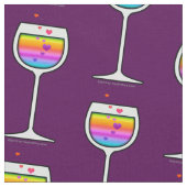 生地-ワイングラス ファブリック (クローズアップ)