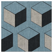 生地-三次元立方体 ファブリック (クローズアップ)