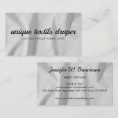 生地 繊維 縫製屋 名刺 (正面/裏面)