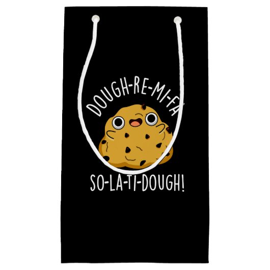 生地 – Re-Mi音楽おもしろい生地プンダークBG スモールペーパーバッグ (正面)