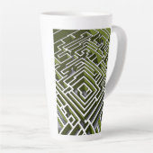 生垣の迷路 カフェラテマグ (右アングル)