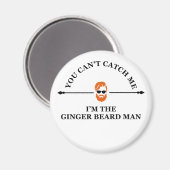 生姜おもしろいひげの男の言葉 マグネット (正面/裏面)