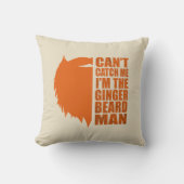 生姜おもしろいひげ男についての引用文 クッション (正面)