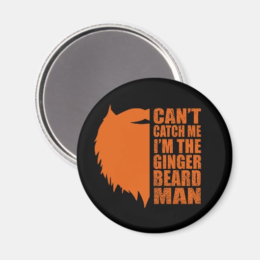 生姜おもしろいひげ男についての引用文 マグネット (正面/裏面)