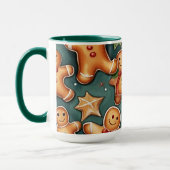 生姜のパン粉クリスマスパターン マグカップ (左)