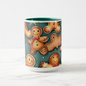 生姜のパン粉クリスマスパターン マグカップ (中央)