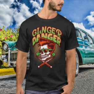 生姜の危険の男性 Tシャツ