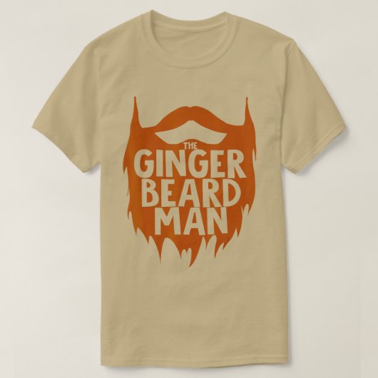 生姜ひげの男 Tシャツ (デザイン正面)