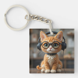 生姜よくはしゃぐ猫 キーホルダー