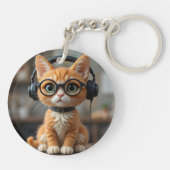 生姜よくはしゃぐ猫 キーホルダー (裏面)