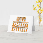 生姜猫感謝の日 – 9月1日 カード (黄色い花)