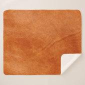 生姜素朴滑らかな天然皮革 シェルパブランケット (正面(横))