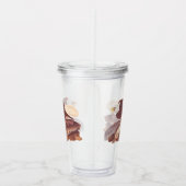 生威厳のある魚のオードボンのはげワシ アクリルタンブラー (右)