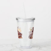 生威厳のある魚のオードボンのはげワシ アクリルタンブラー (左)