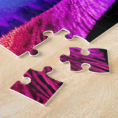 生威厳のある鮮やかの虹の木 ジグソーパズル (側面)