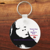 生存を操る母親と女性 キーホルダー (正面)