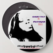 生存を操る母親と女性 缶バッジ (正面&裏面)