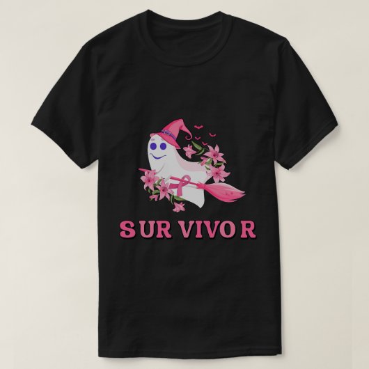 生存乳がん Tシャツ (デザイン正面)