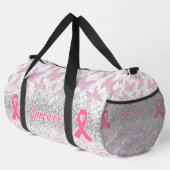 生存乳癌アニマルプリント蝶 ダッフルバッグ (右コーナー)