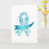 生存卵巣癌認識度 カード (黄色い花)