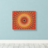 生存期間 – フラクタル キャンバスプリント (インサイチュ (ウッドフロア))