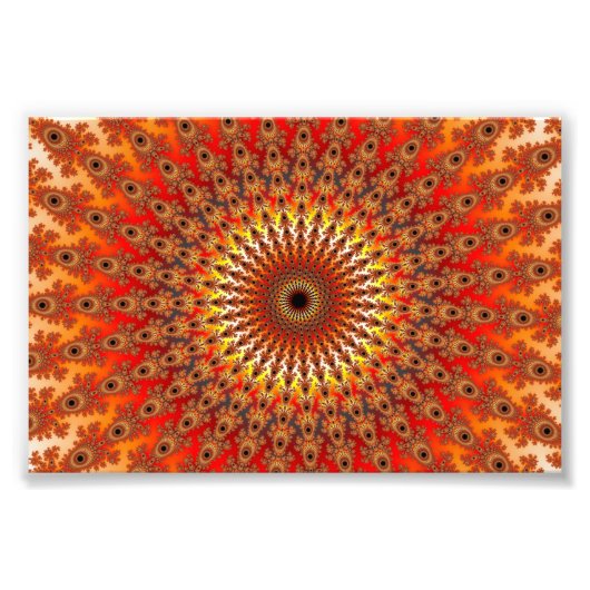 生存期間 – フラクタル フォトプリント            (正面)