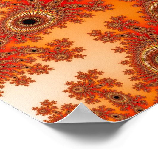 生存期間 – フラクタル ポスター (角)