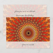 生存期間 – フラクタル 招待状 (正面/裏面)