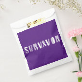 生存者がん感動的帯やる気を起こさせる フェイバーバッグ (封をした状態)