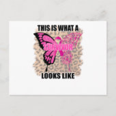 生存者が乳がんに見えるもの インビテーションポストカード (正面)