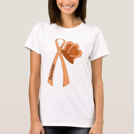 生存者のオレンジの認識度 Tシャツ (正面)