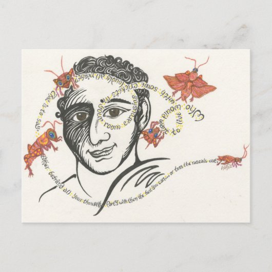 生存者のハブ#1：コオロギ ポストカード (正面)