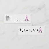 生存者のプロフィールカード スキニー名刺 (正面/裏面)