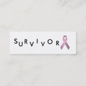 生存者のプロフィールカード スキニー名刺 (裏面)