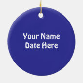 生存者の救助の子ネコのオーナメント セラミックオーナメント (裏面)