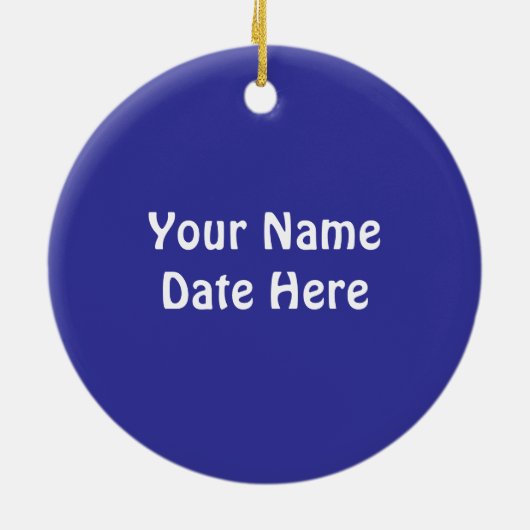 生存者の救助の子ネコのオーナメント セラミックオーナメント (裏面)