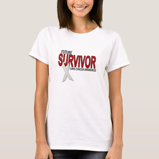 生存者の未来(肺癌) Tシャツ (正面)