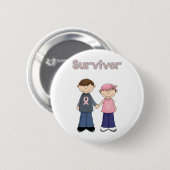 生存者の漫画 缶バッジ (正面&裏面)