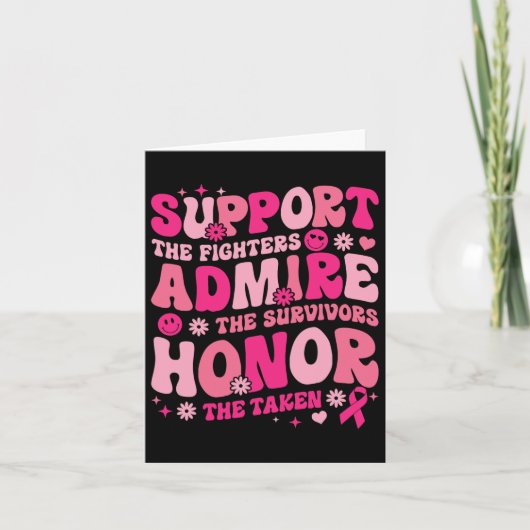 生存者の胸Cを賞賛する戦闘員を支援する カード (正面)