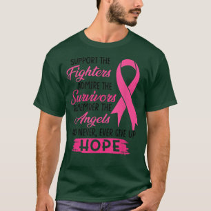 生存者の胸Cを賞賛する戦闘員を支援する Tシャツ