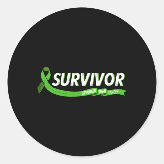 生存者より強い非ホジキンリンパ腫がん戦争 ラウンドシール (正面)