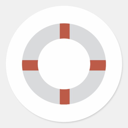 生存者アイコン ラウンドシール (正面)